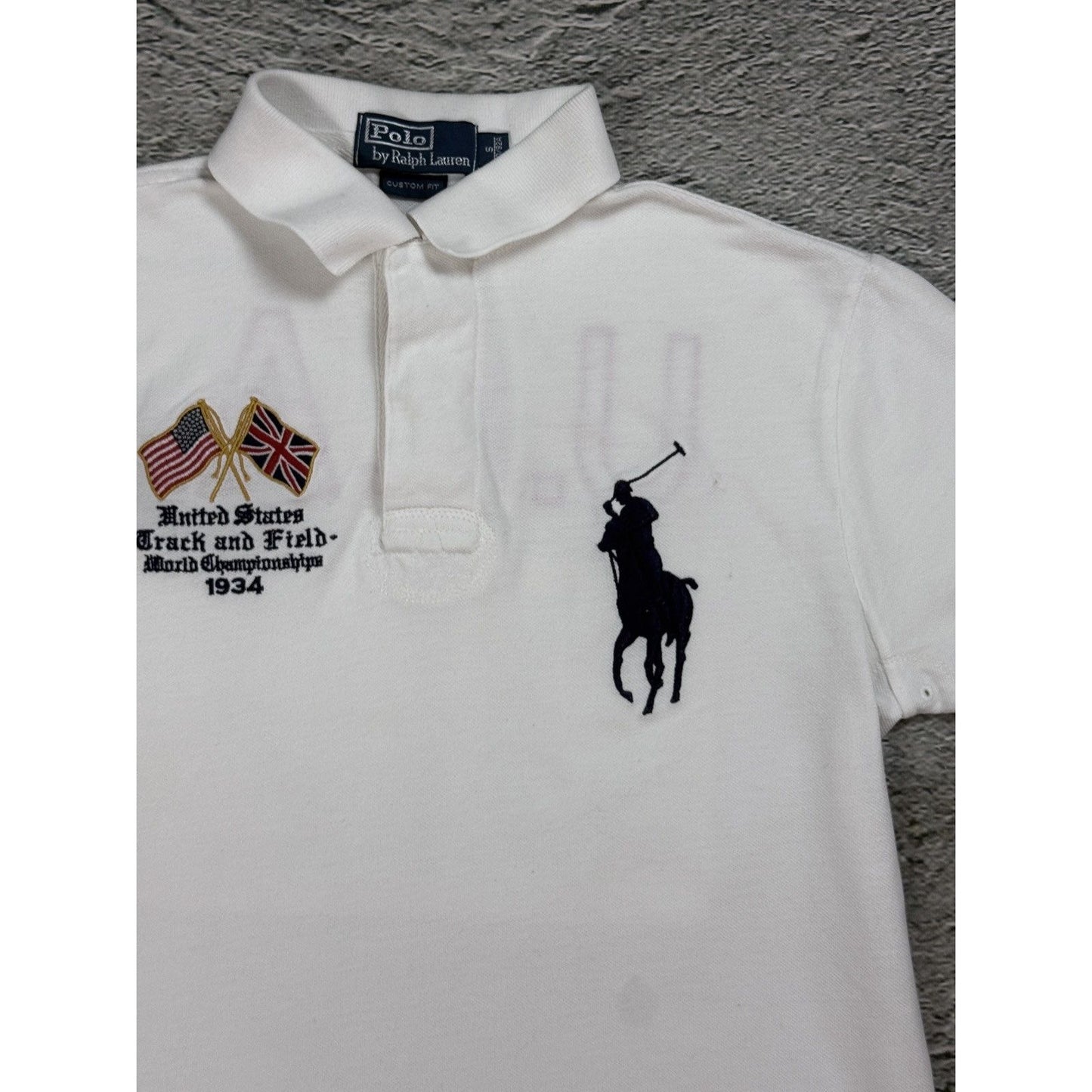 Chief Keef Polo Ralph Lauren USA vintage shirt white