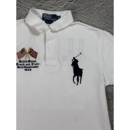 Chief Keef Polo Ralph Lauren USA vintage shirt white