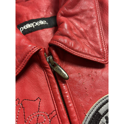Pelle Pelle leather jacket red casino
