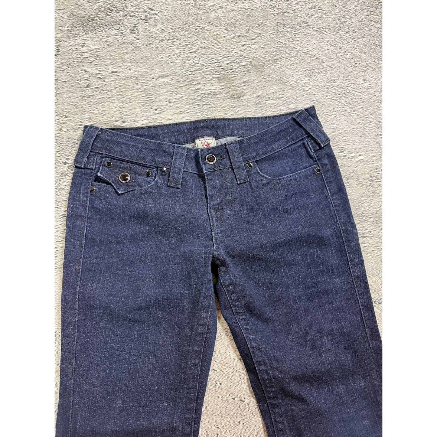 True Religion flared Joey jeans vintage navy black