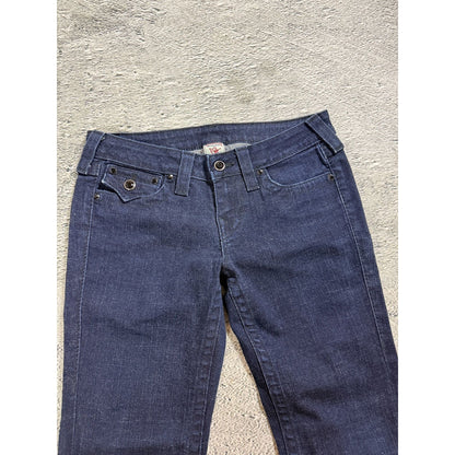 True Religion flared Joey jeans vintage navy black