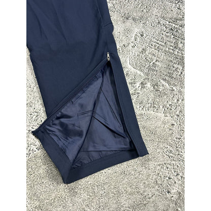 Nike vintage navy nylon track pants drill parachute