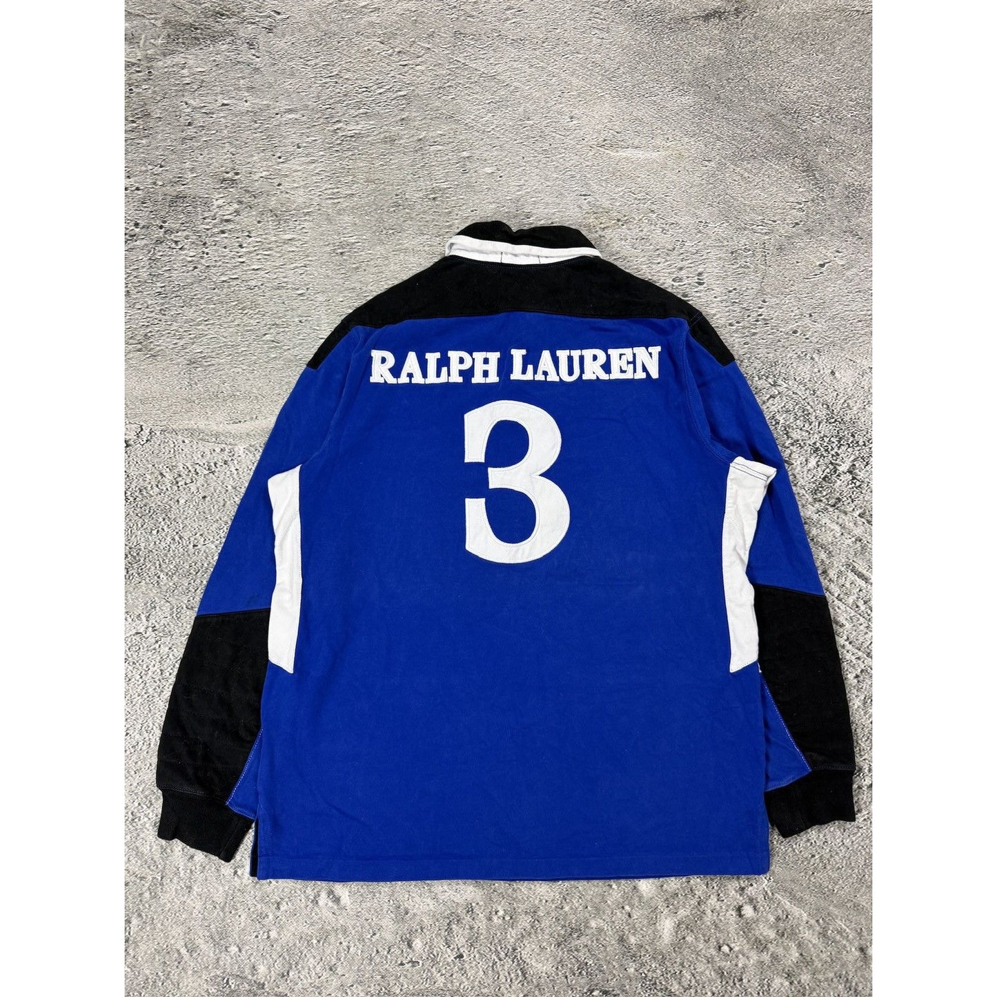 Chief Keef Polo Ralph Lauren longsleeve big logo blue