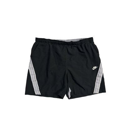 Nike vintage black shorts track pants nylon drill Y2K