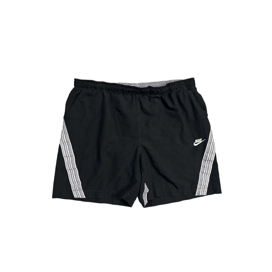 Nike vintage black shorts track pants nylon drill Y2K