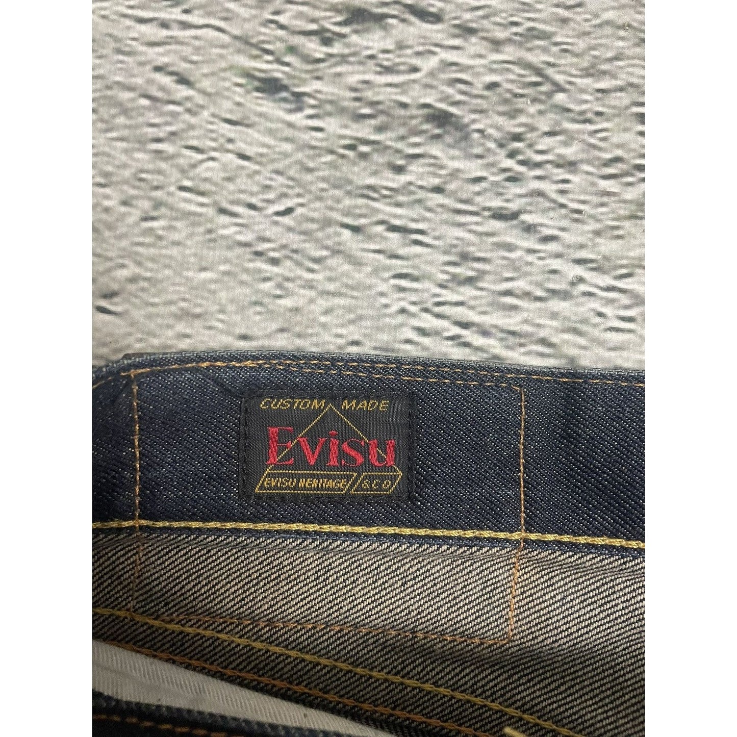 Evisu jeans vintage One God Brand selvedge denim vintage