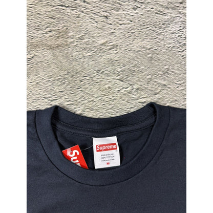 Supreme Bogo Prayer Tee navy blue FW26 Jesus box logo