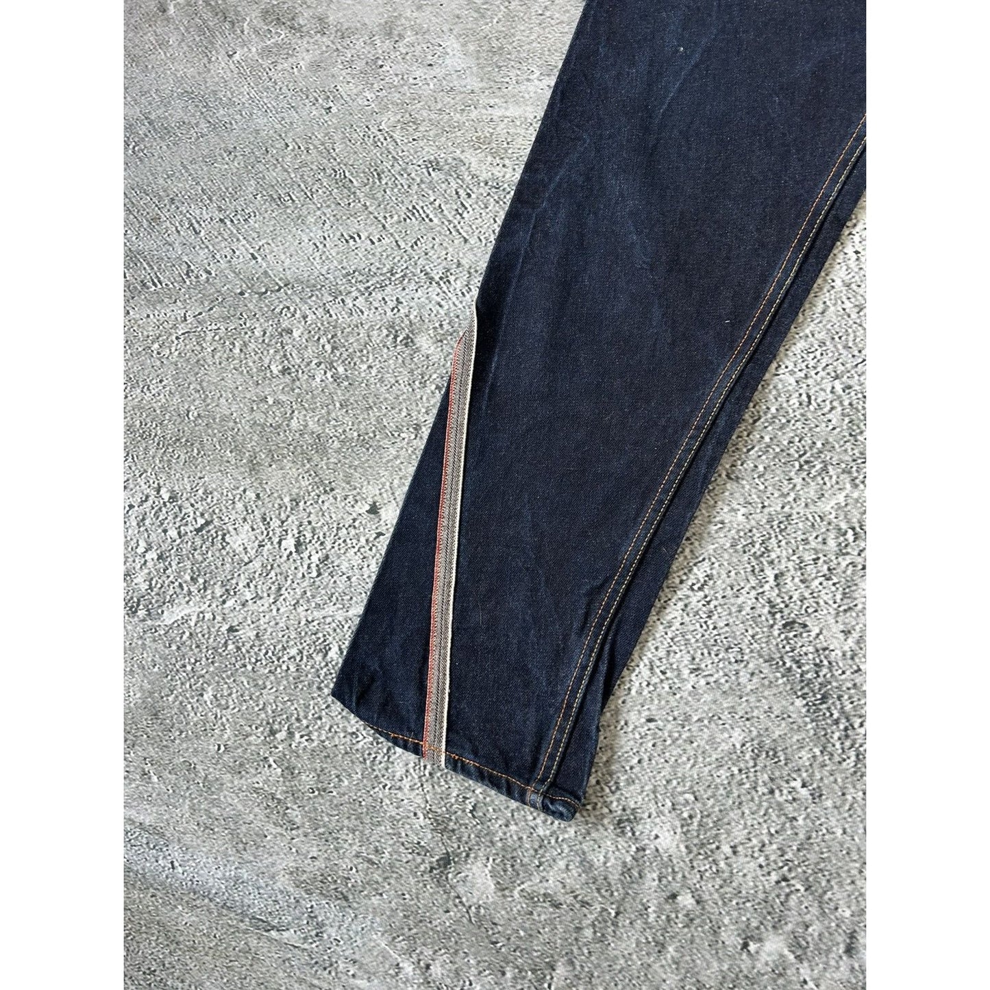 Evisu jeans vintage inside out selvedge red embroidery