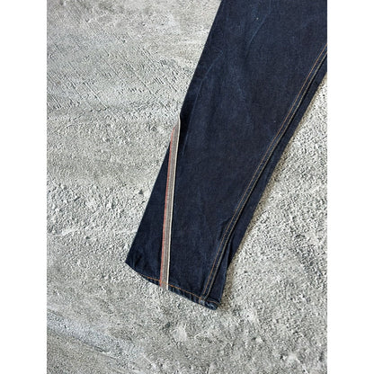 Evisu jeans vintage inside out selvedge red embroidery