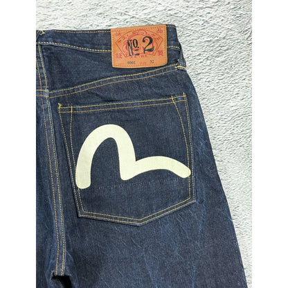 Evisu jeans vintage seagull logo selvedge denim