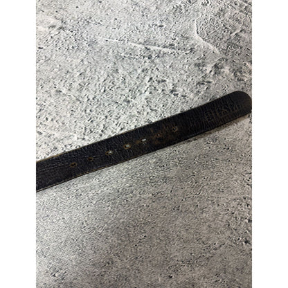 Diesel leather belt big buckle Y2K brown truck 80s vintage
