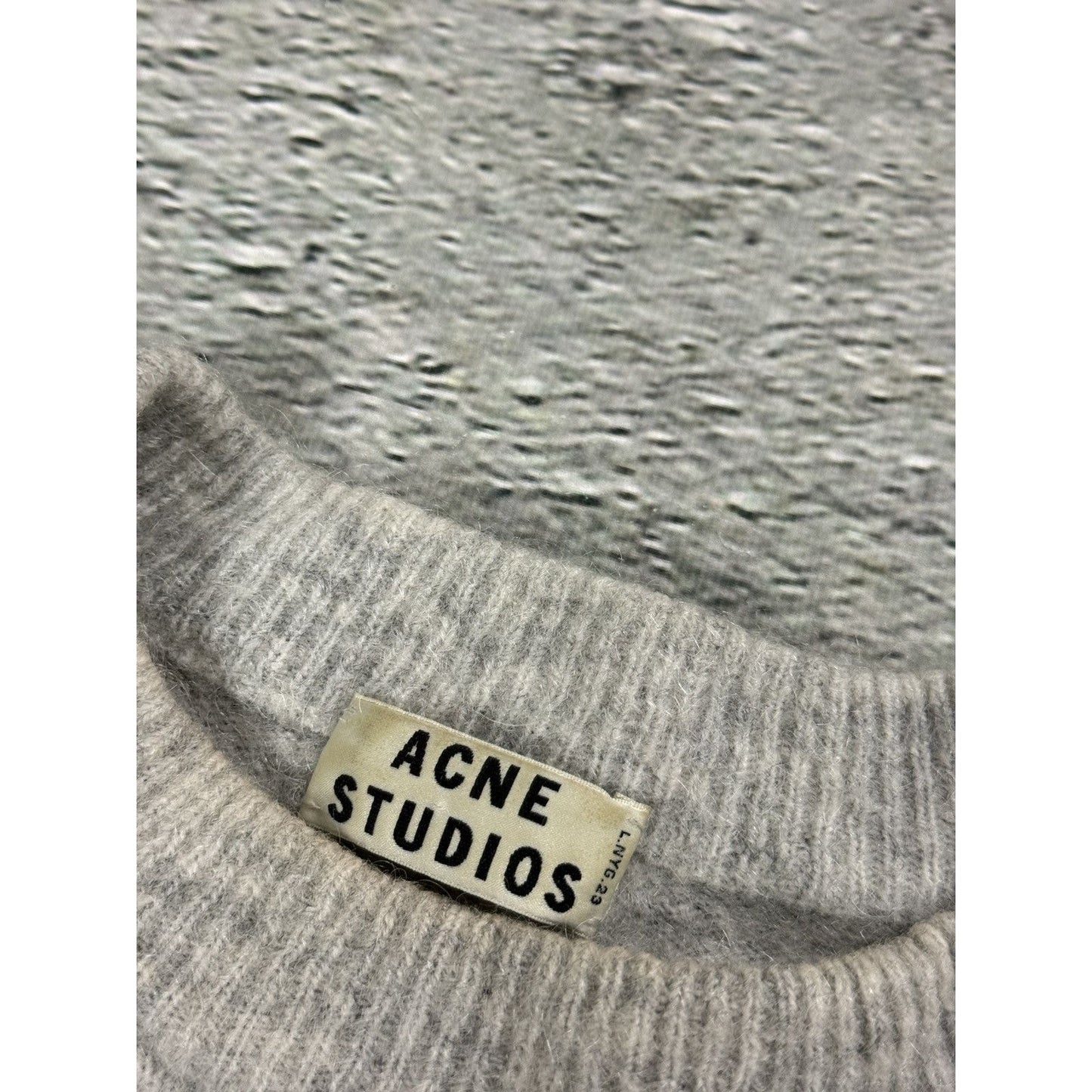 Acne Studios mohair sweater rue mohair paw13 boxy fit