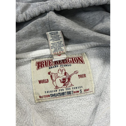 True Religion zip hoodie big logo vintage big logo Y2K