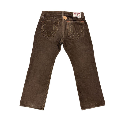 True Religion jeans vintage cords corduroy pants Bobby baggy