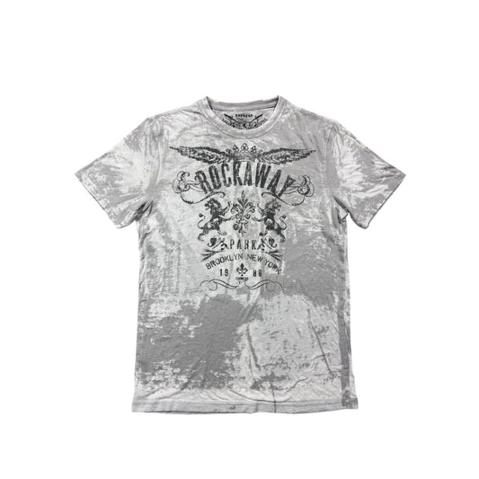 Rocaway Vintage Y2K white big logo express affliction