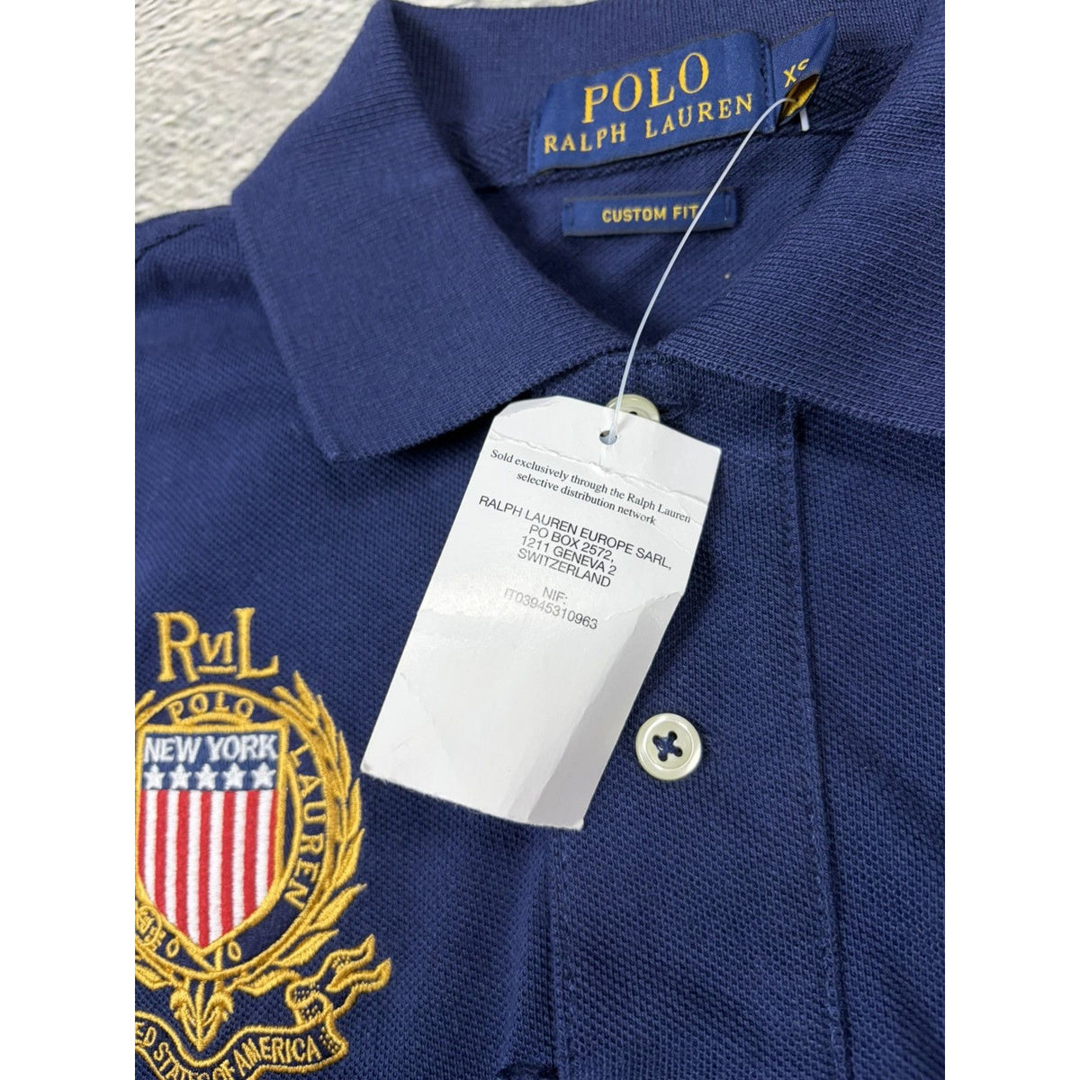 Chief Keef Polo Ralph Lauren New York navy blue Polo T-shirt