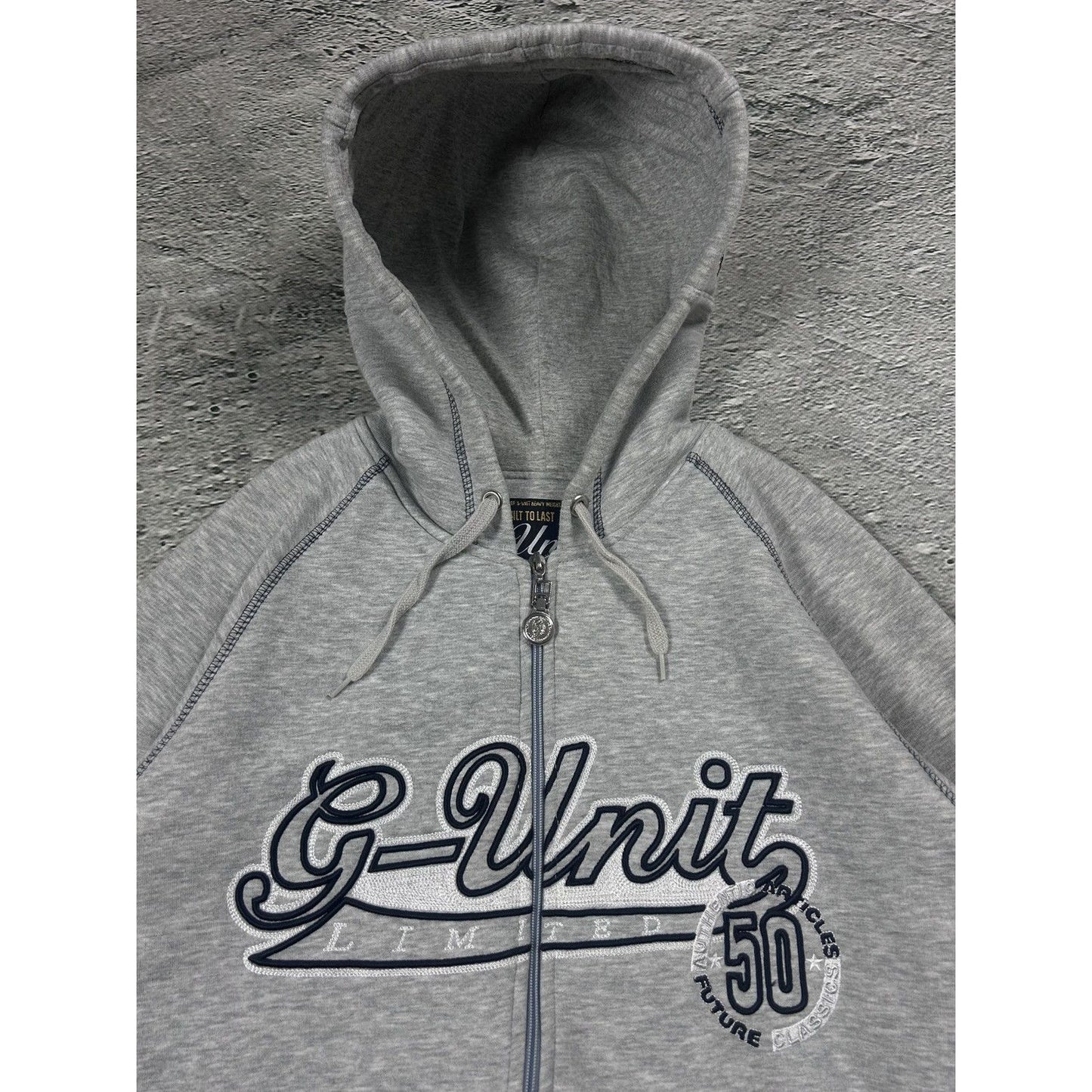 G Unit zip hoodie grey vintage hip hop 50 Cent