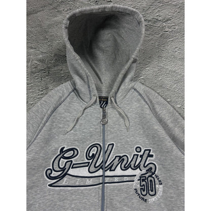 G Unit zip hoodie grey vintage hip hop 50 Cent