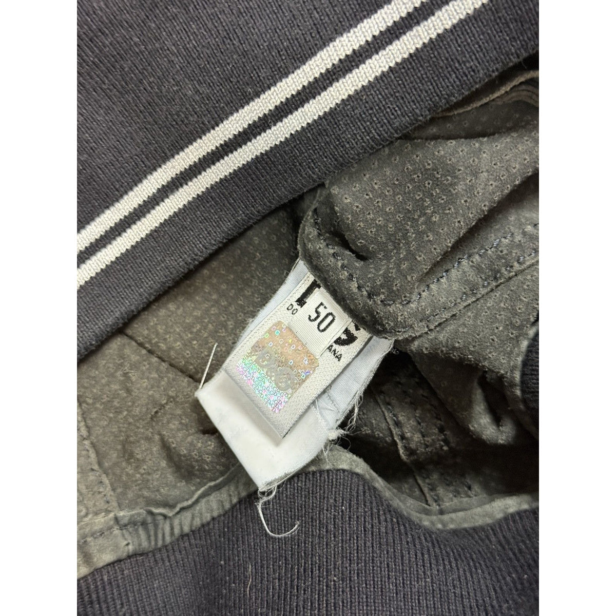 Dolce & Gabbana Vintage Goat Leather jacket perforated