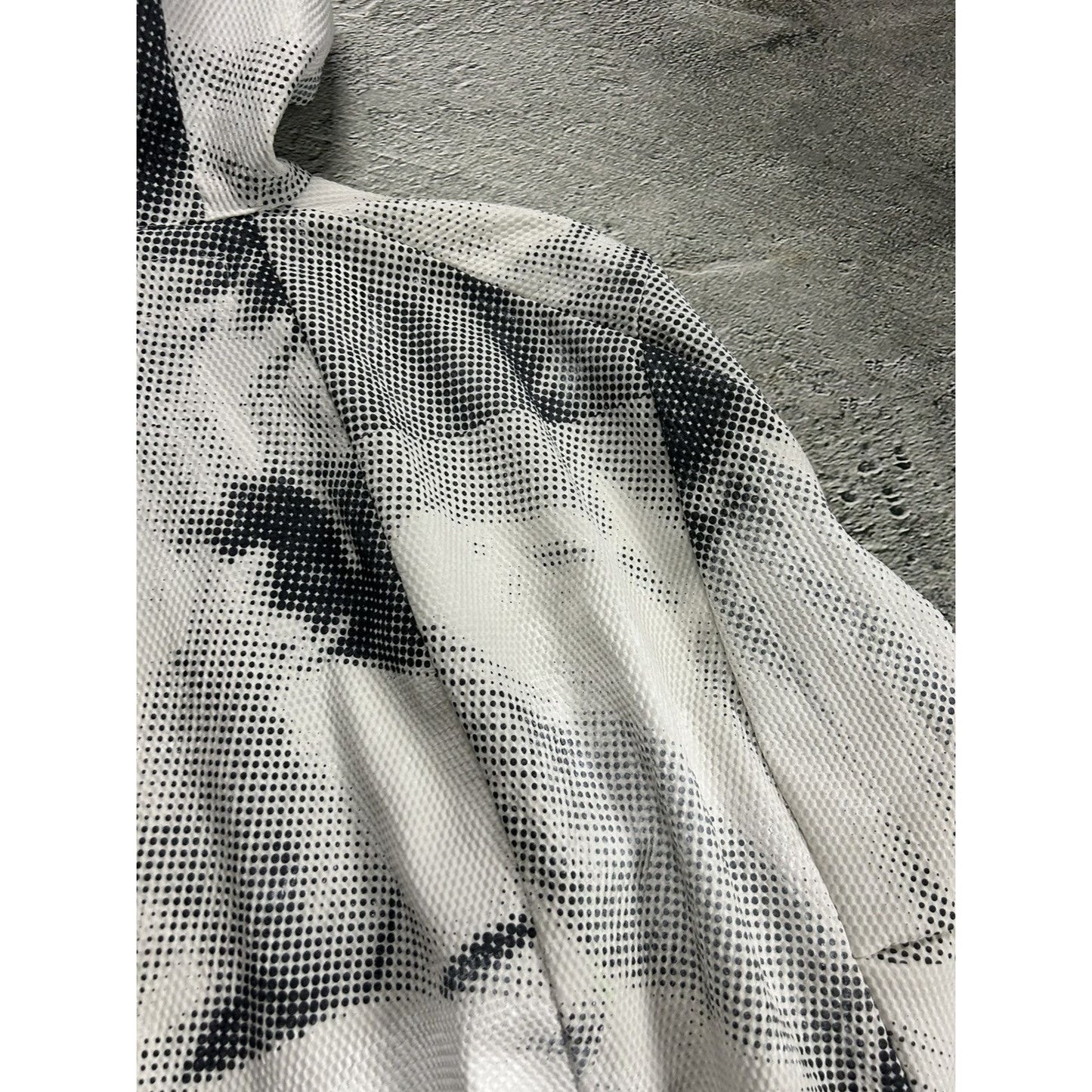 Rundholz Dip jacket hooded oversized black and white