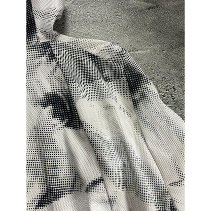 Rundholz Dip jacket hooded oversized black and white