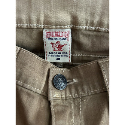 True Religion vintage gold jeans Y2K denim pants slim