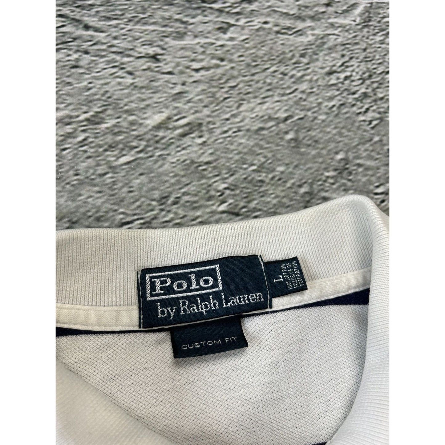 Chief Keef Polo Ralph Lauren vintage big pony white navy
