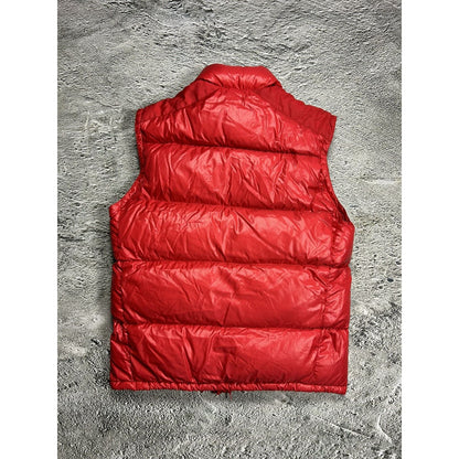 Moncler puffer jacket / vest vintage down red 2 in 1