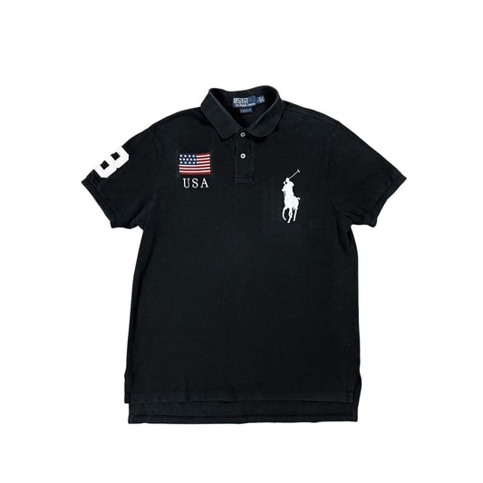 Chief Keef Polo Ralph Lauren USA black Polo t-shirt big pony