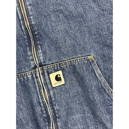 Carhartt Active Jacket Denim vintage blue sherpa