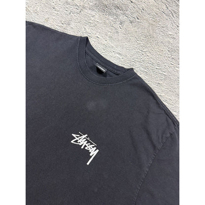 Stussy Cats t-shirt black vintage