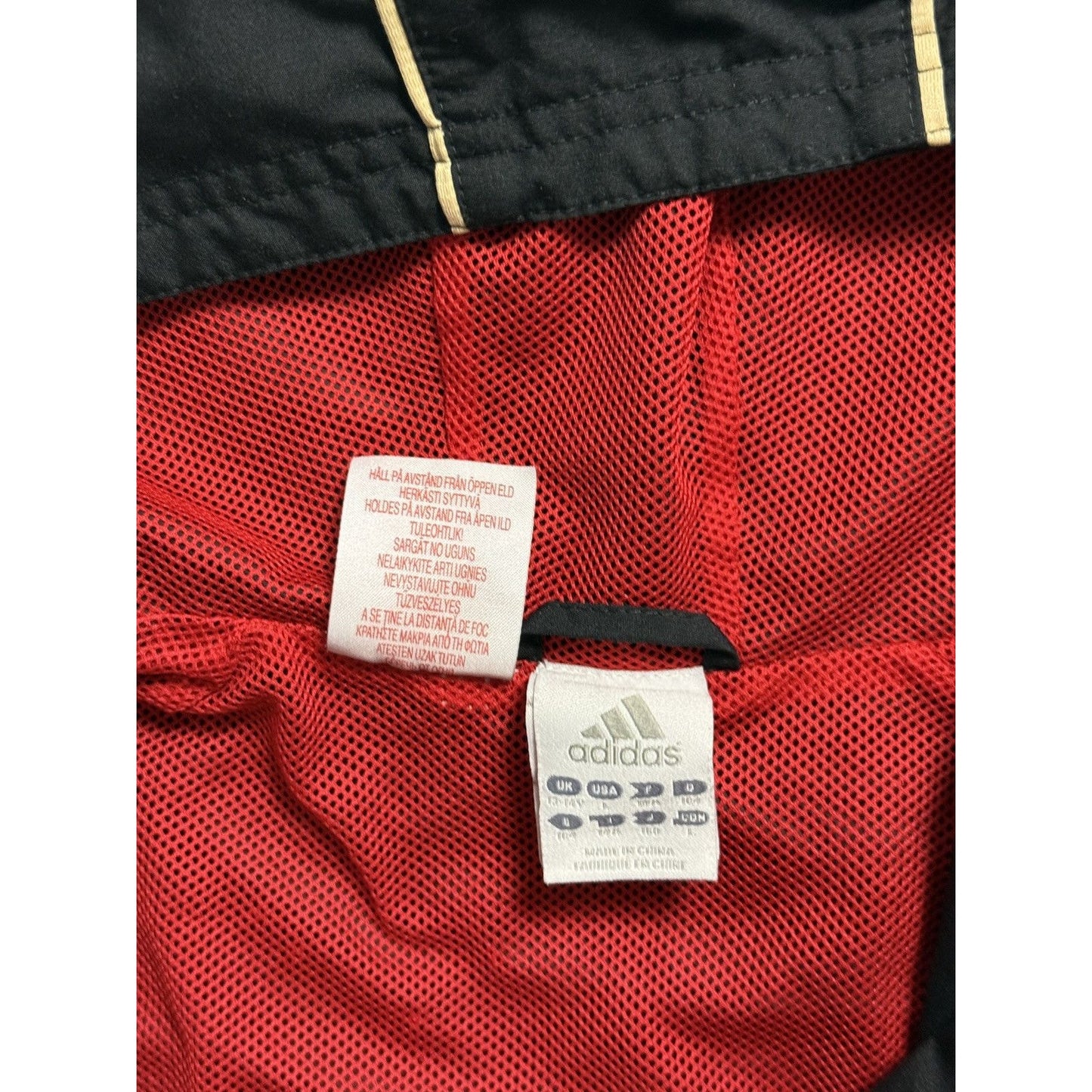 Liverpool 09 Adidas track jacket asymmetric champions league