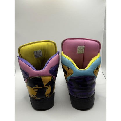 Adidas Originals Jeremy Scott Instinct Hi Black Light Aqua