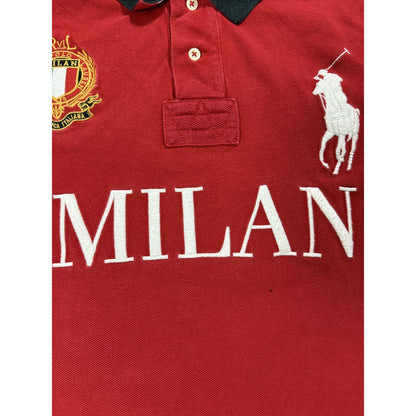 Chief Keef Polo Ralph Lauren Milan Red polo T-shirt