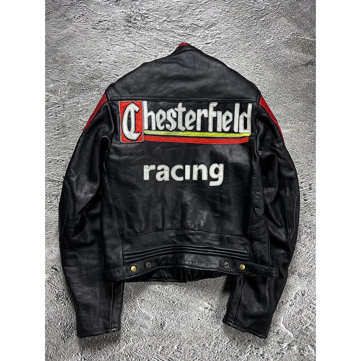 Chesterfield Racing Leather Jacket Racing vintage