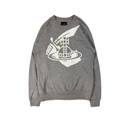 Vivienne Westwood sweatshirt grey big logo