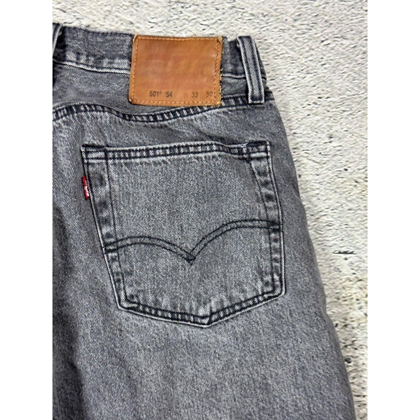 Levi’s vintage denim shorts distressed washed gray black