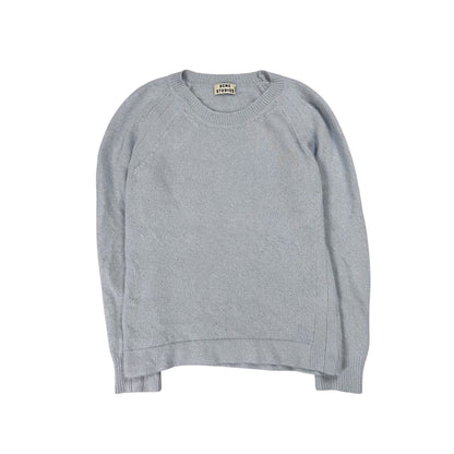 Acne Studios Micah Angora PSS13 sweater baby blue vintage