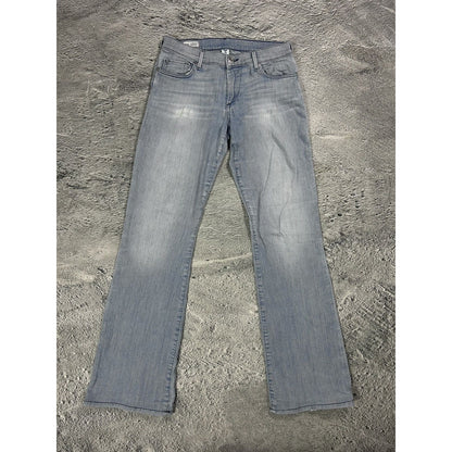 True Religion black Bootcut jeans washed blue Becca