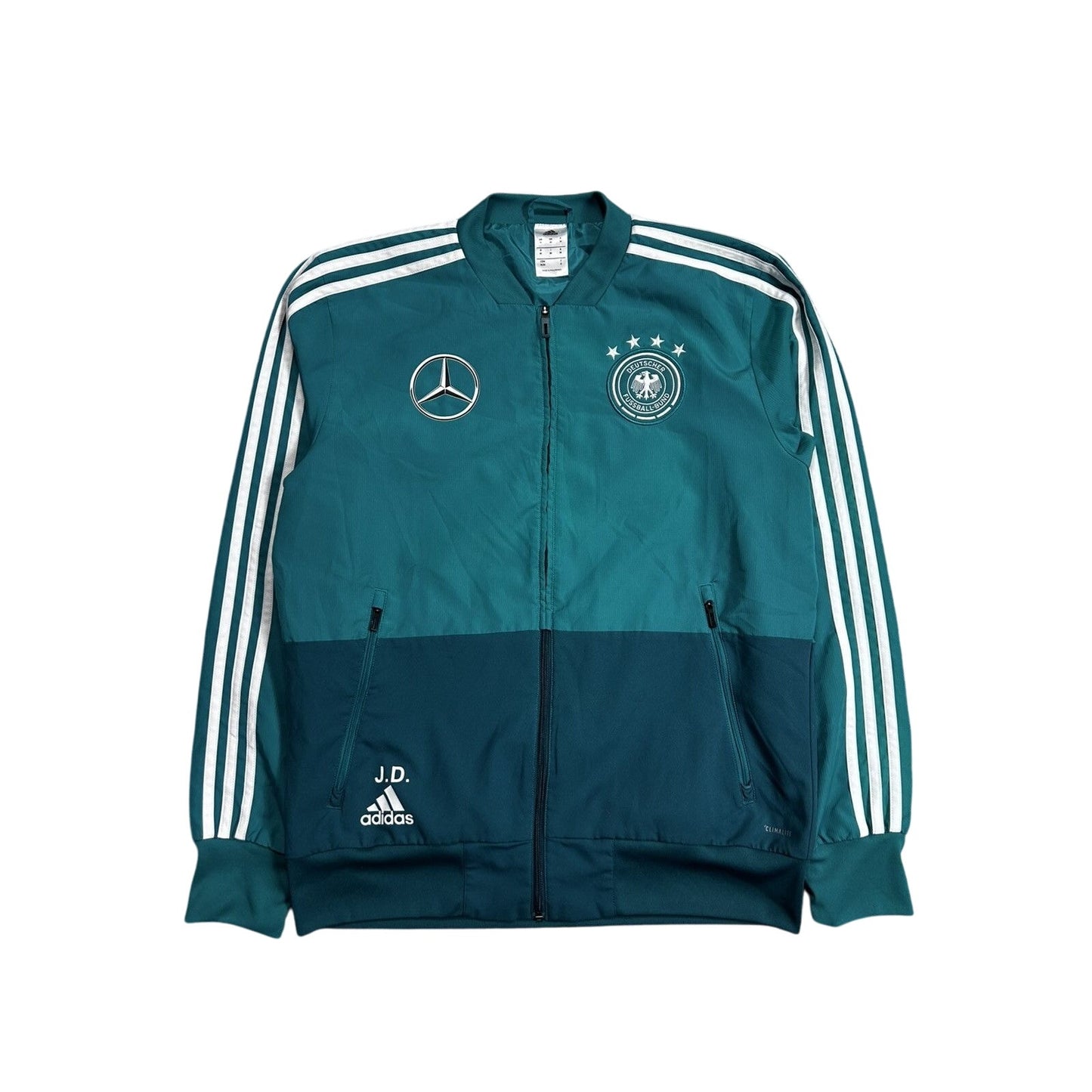 Germany track jacket adidas vintage Mercedes Benz green