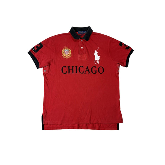 Chief Keef Polo Ralph Lauren Chicago Red polo T-shirt