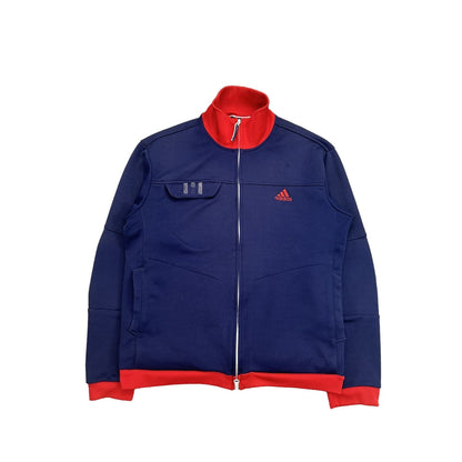 Adidas Great Britain zip sweatshirt navy track jacket