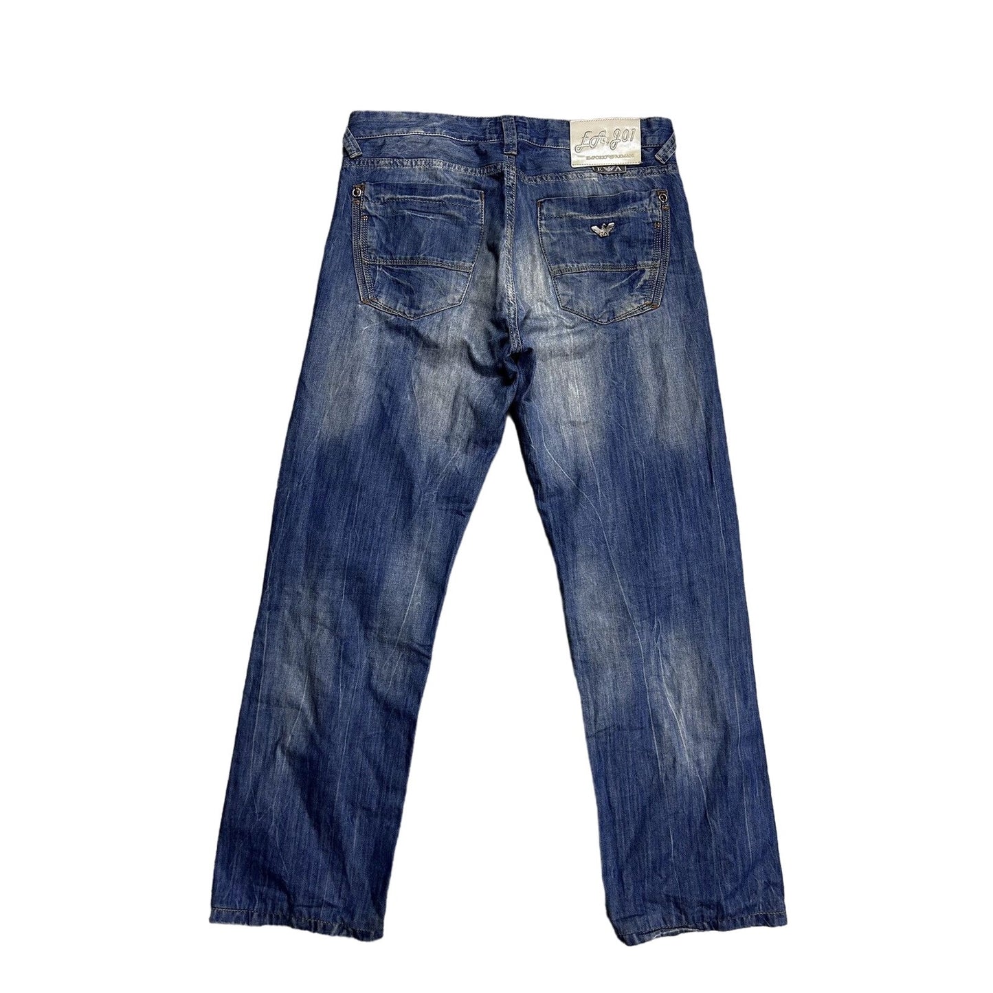 Armani vintage navy jeans straight denim pants