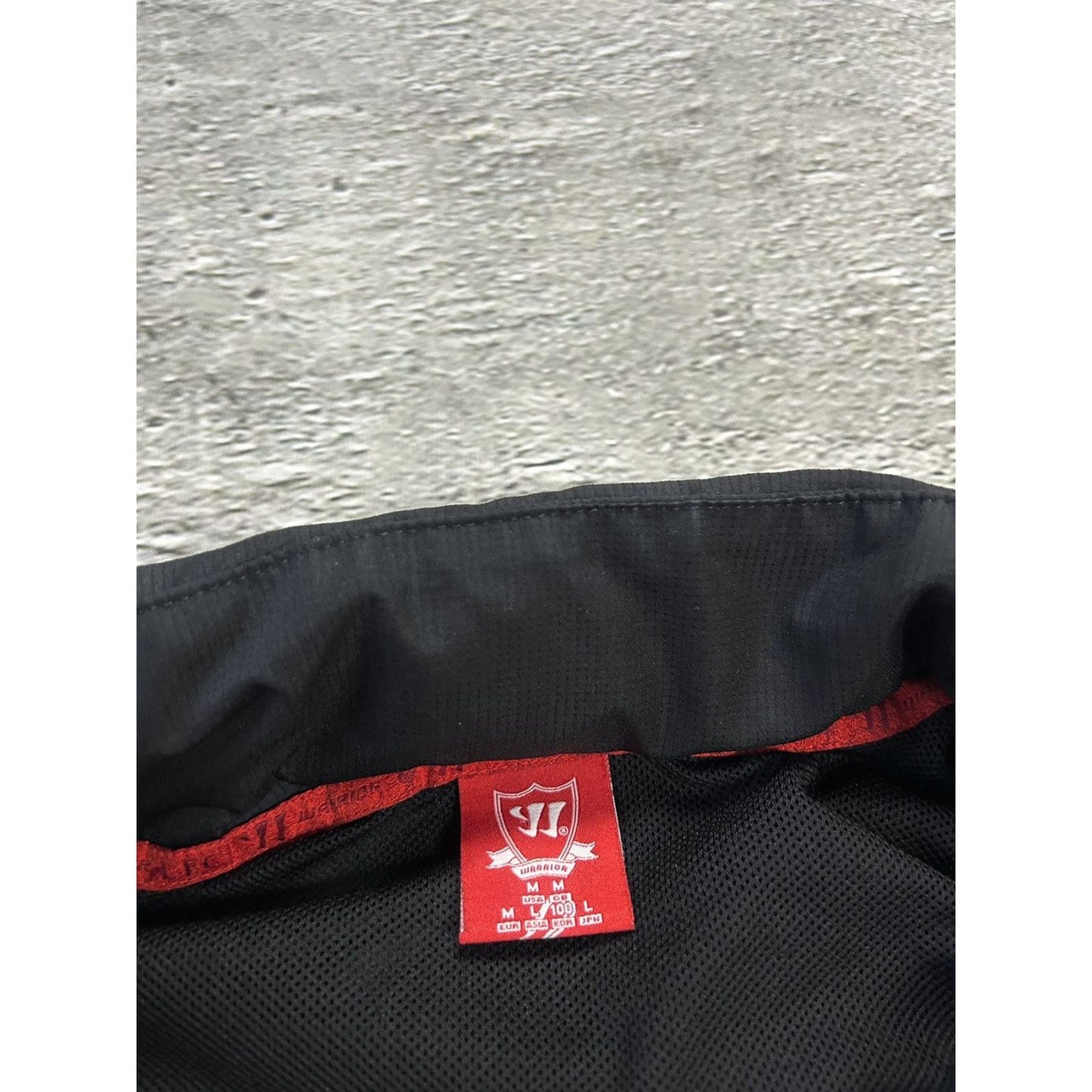 Liverpool Warrior vintage black track jacket hooded Y2K