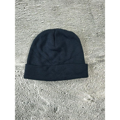 Nike beanie vintage navy hat small swoosh 2000s