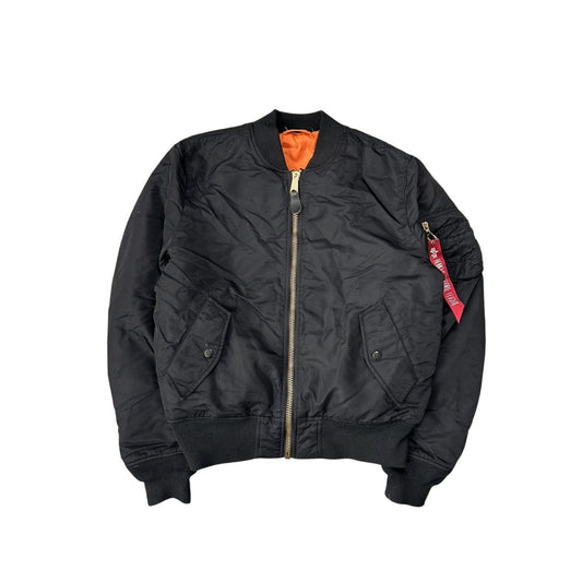 Alpha Industries vintage black bomber jacket