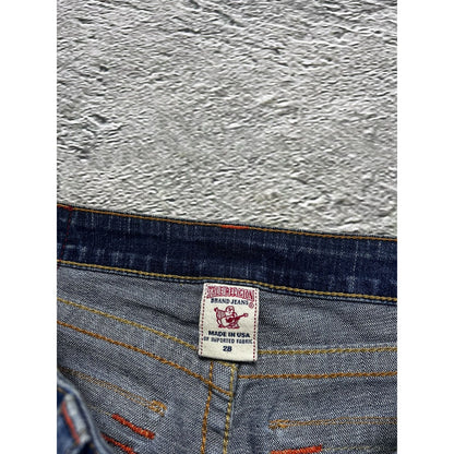 True Religion vintage blue denim shorts jorts