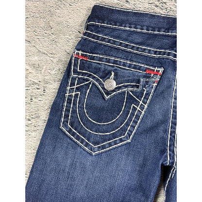 True Religion blue jeans Red Tab stitching Y2K Ricky