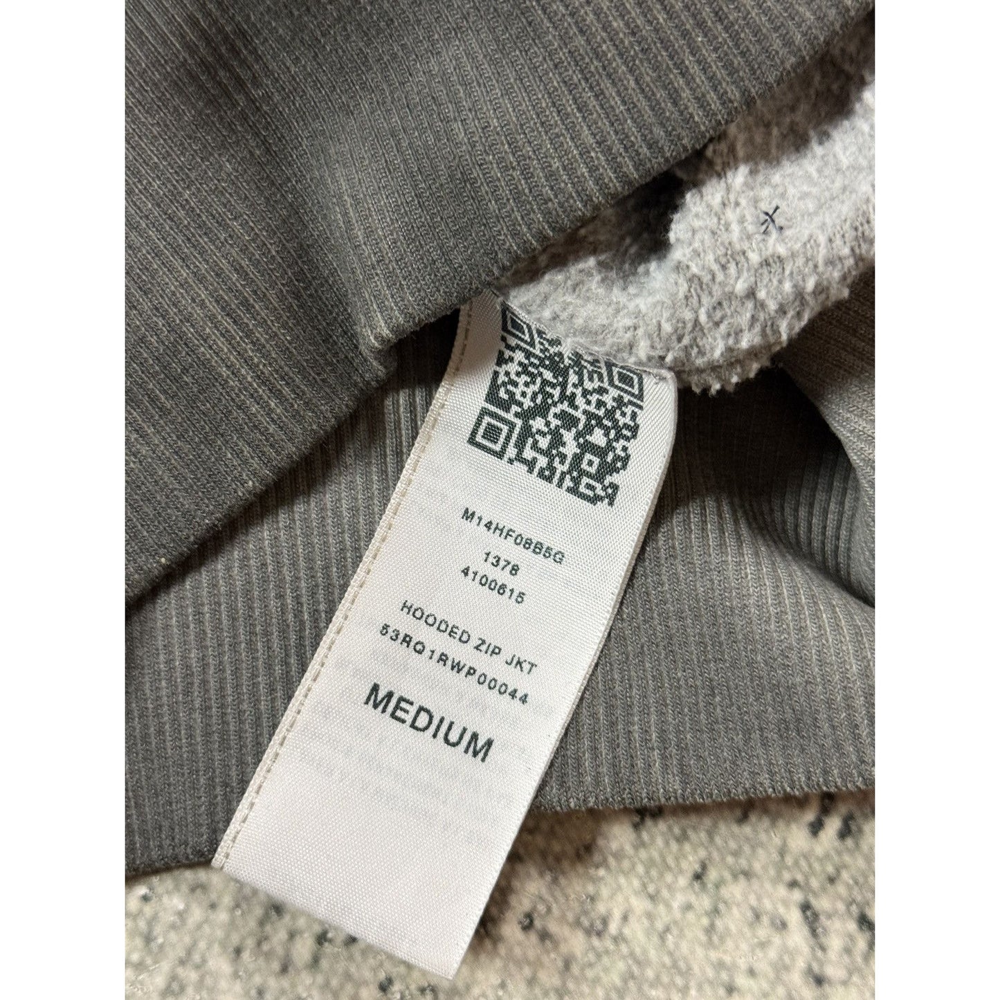 True Religion zip hoodie gray vintage fade Y2K