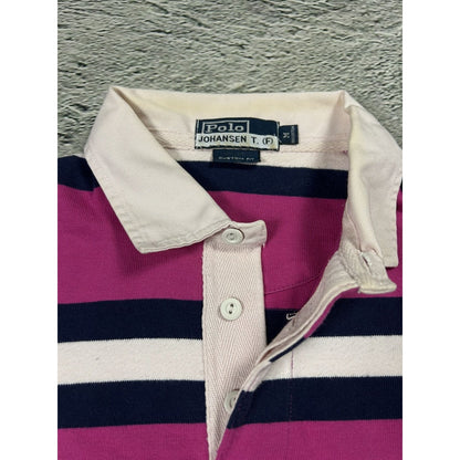 Chief Keef Polo Ralph Lauren vintage pink longsleeve striped